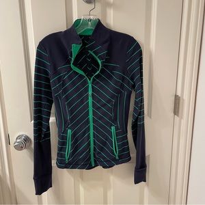 Lululemon Define Jacket - Navy and Green